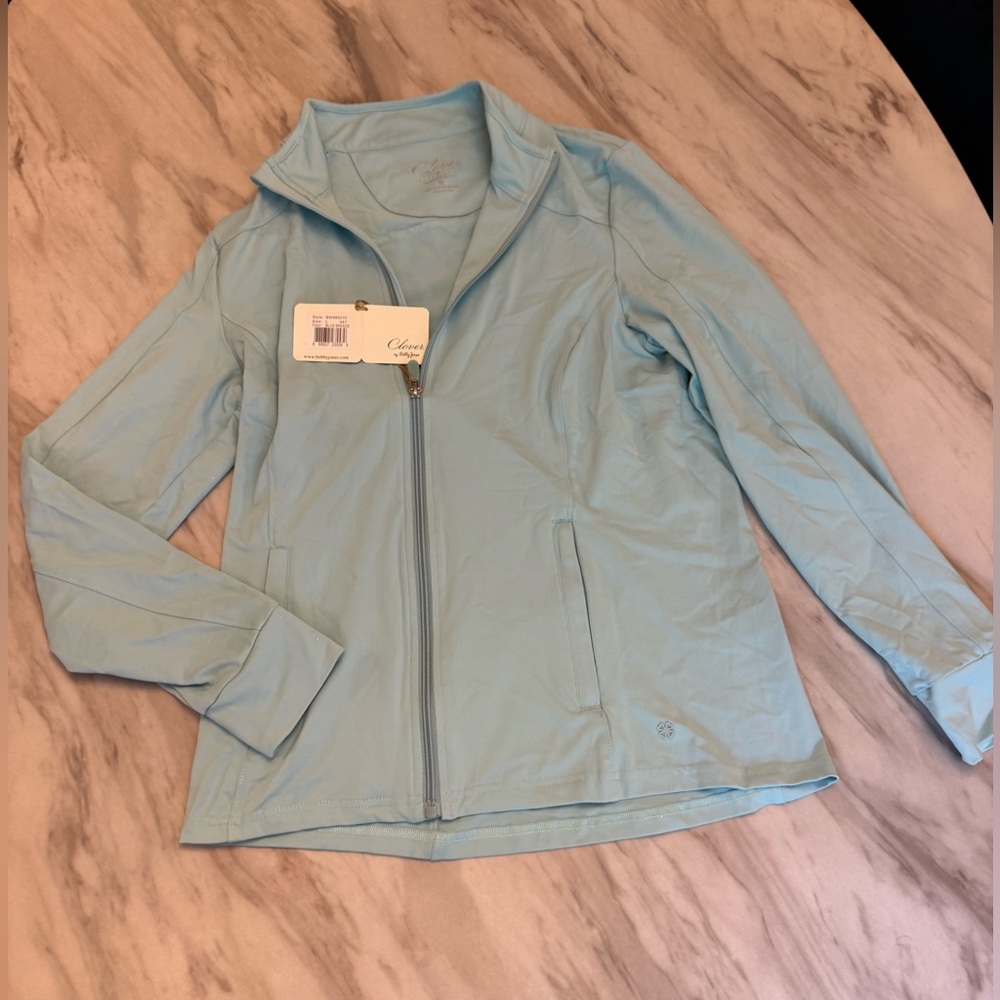 Bobby Jones Women's Tech Solid Full-Zip Jacket Size Large New With Tags - Picture 3 of 13